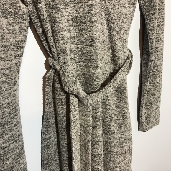👗Lucky Brand Wrap Dress Grey. Size M - Picture 4 of 14